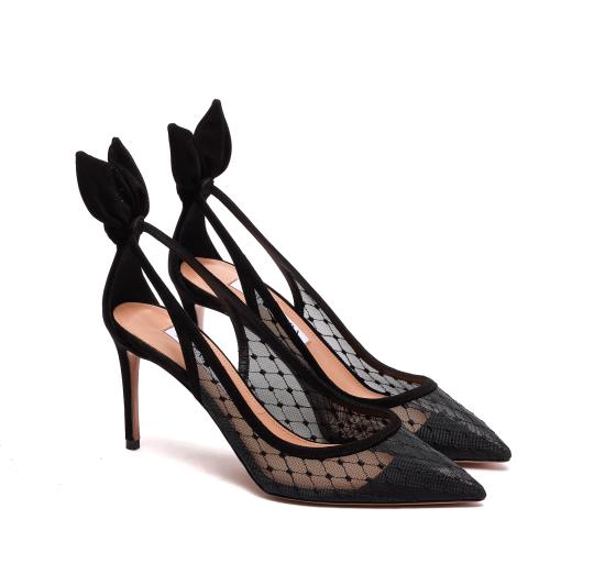 26SS 아쿠아주라 힐/펌프스 DNNMIDP1 FMS000 Black - AQUAZZURA