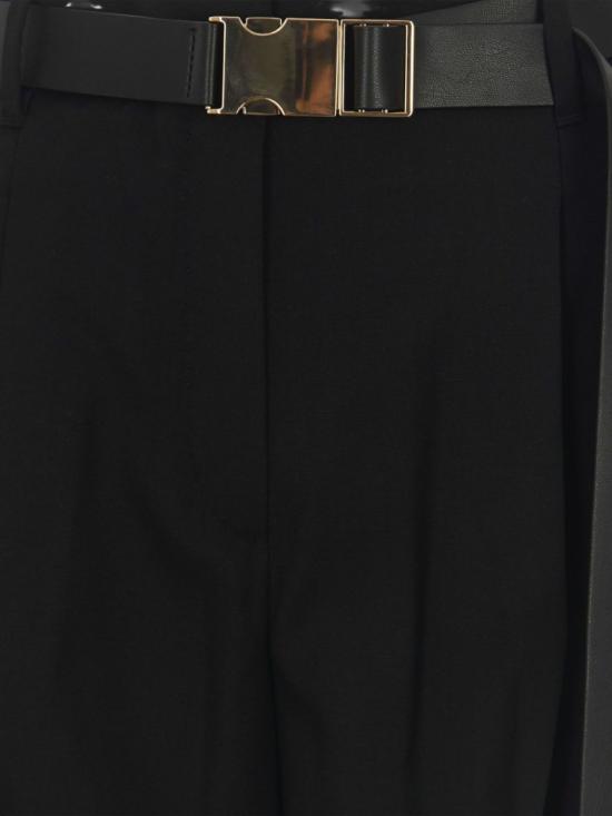 25FW 막스마라 스트레이트 팬츠 2526136061600 Black - MAX MARA