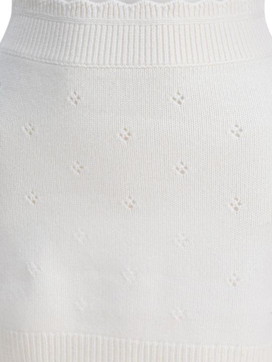 25FW 끌로에 숏 스커트 CH25WMJ06590 White - CHLOE