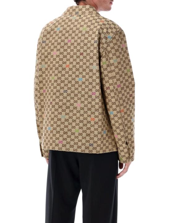 25FW 구찌 캔버스 자켓 833305ZAS81 Brown - GUCCI