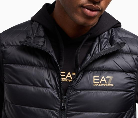  엠포리오 아르마니 패딩 조끼 8NPQ06 PNGPZ 208 Black - EMPORIO ARMANI