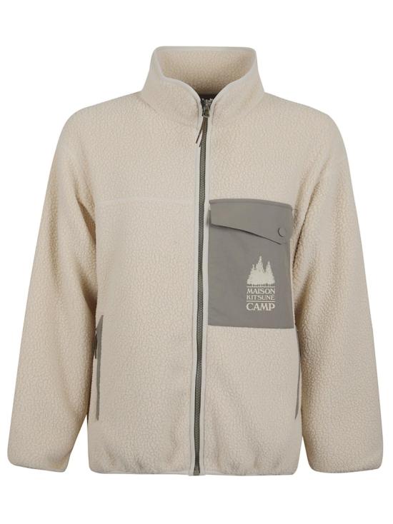 25FW 메종키츠네 캐주얼 플리스 자켓 PM02136WM2031 Neutrals