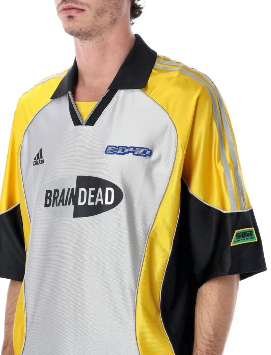 25FW 아디다스 X 브레인데드 폴로 티셔츠 JY7960 White - ADIDAS X BRAIN DEAD