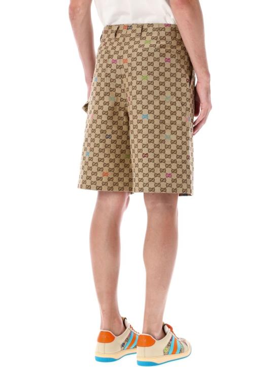 25FW 구찌 GG 캔버스 쇼츠 814728ZAS81 Neutrals - GUCCI