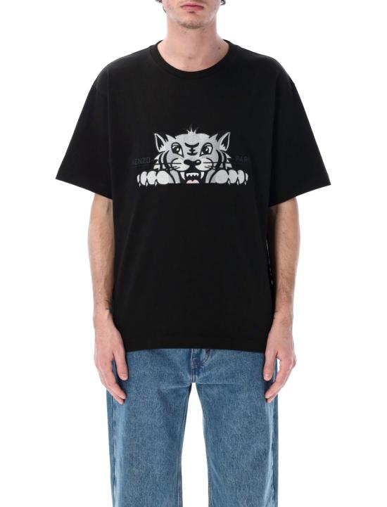 25SS 겐조 반팔 티셔츠 FF55TS5264SI Black