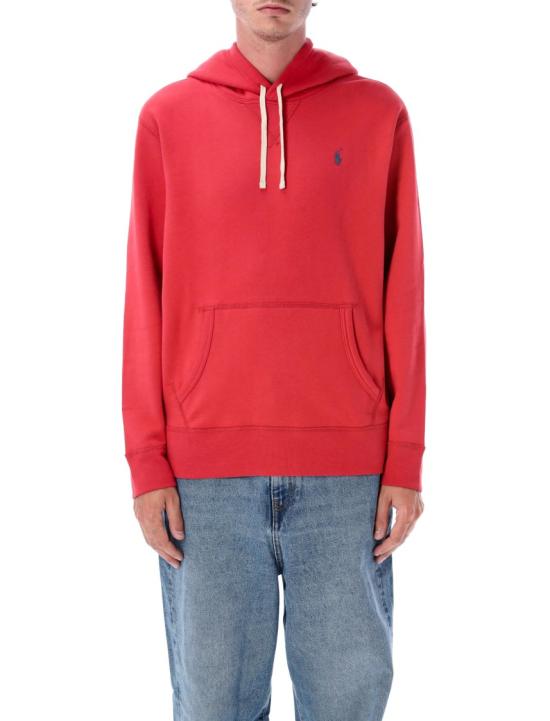 25FW 폴로 랄프로렌 포니로고 자수 후드 티셔츠  710766778 Red