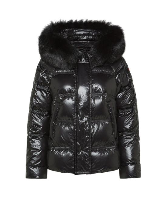 25FW 페트레이 코트 TAKAN MID FUR Black