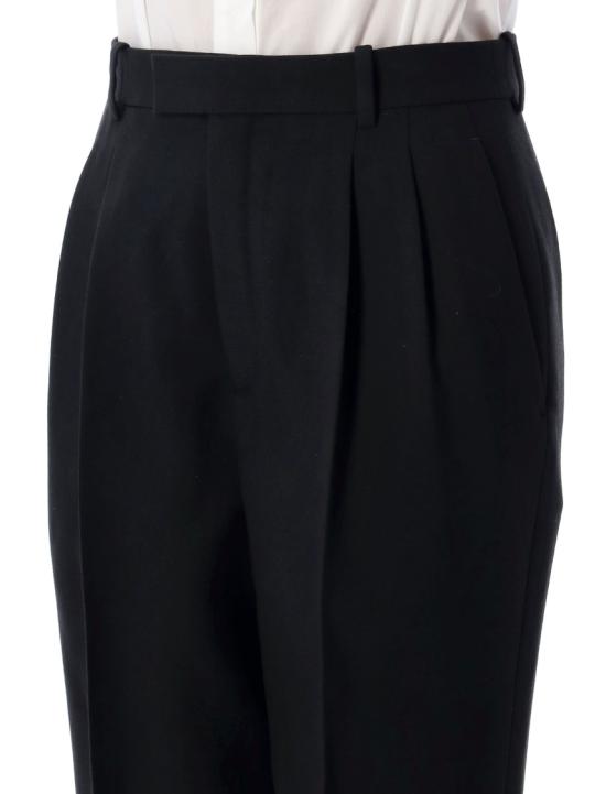 25FW 생로랑 스트레이트 팬츠 837054Y7B73 Black - SAINT LAURENT