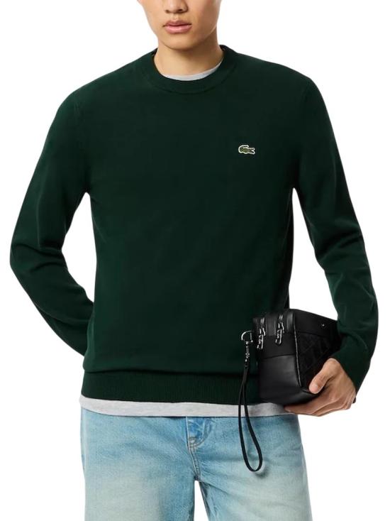 25FW 라코스테 스웨터 AH3225 Black - LACOSTE