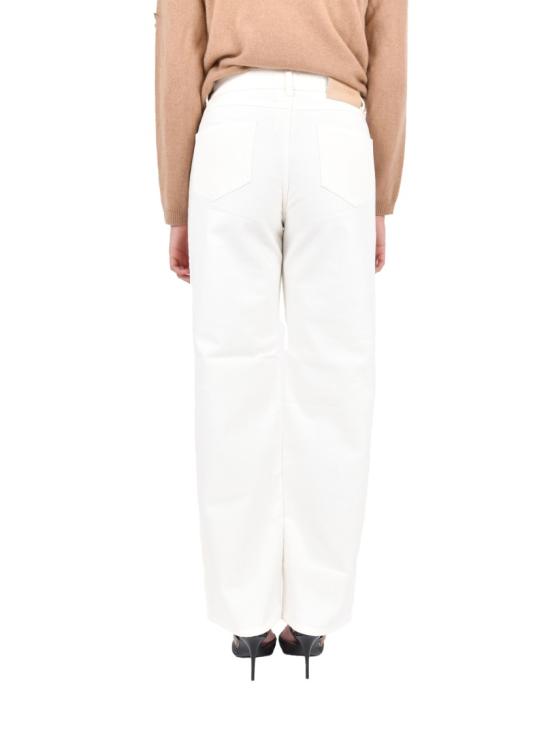 25FW 막스마라 스트레이트 팬츠 2526136142600 White - MAX MARA