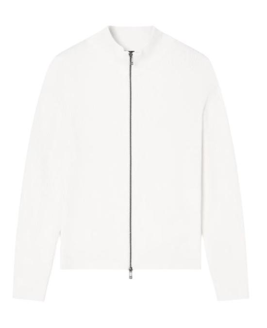 25FW 알마니 집업 니트 XM000912 White