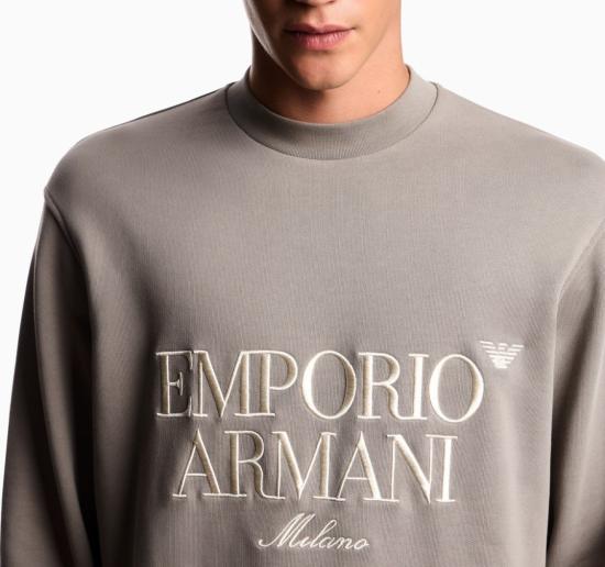  엠포리오 아르마니 긴팔 티셔츠 EM005198 AF13713 8049 Grey - EMPORIO ARMANI
