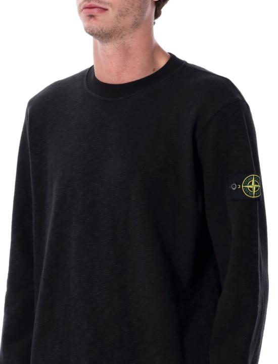25FW 스톤 아일랜드 긴팔 티셔츠 S156100053S0238 Black - STONE ISLAND