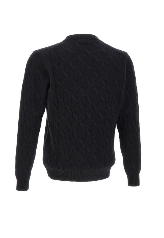 25FW 필리포 드 로렌티스 스웨터 GC3ML WC7T990 Black - FILIPPO DE LAURENTIIS