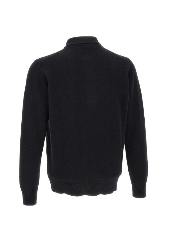 25FW 필리포 드 로렌티스 폴로 티셔츠 PL3ML WC7R990 Black - FILIPPO DE LAURENTIIS