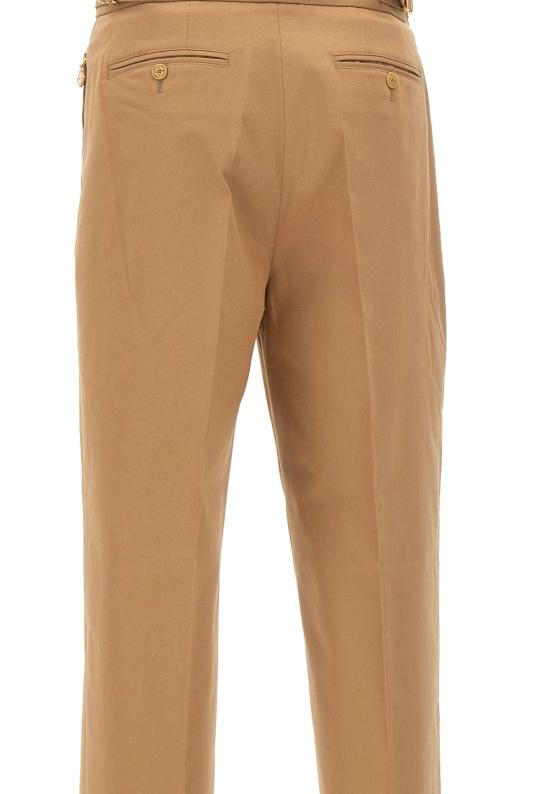 25FW 카사블랑카 스트레이트 팬츠 MPF25TR321 02 Brown - CASABLANCA