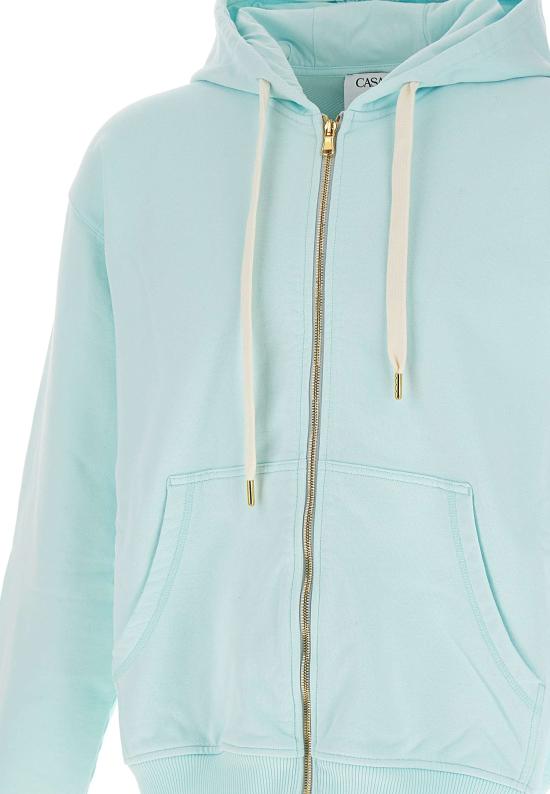 25FW 카사블랑카 긴팔 티셔츠 MAW25JTP408 04 Blue - CASABLANCA