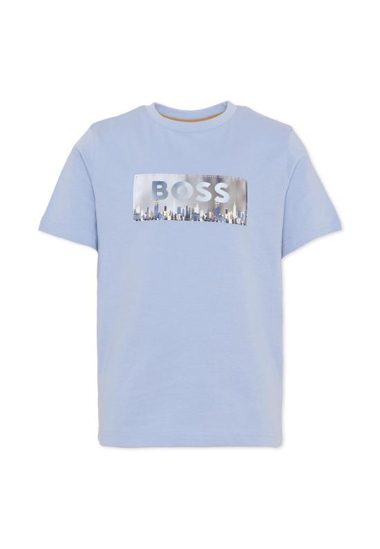 26SS [키즈] 보스 티셔츠 J52989 057 LIGHT BLUE