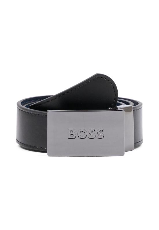 26SS [키즈] 보스 가죽 벨트 J53151 09B BLACK