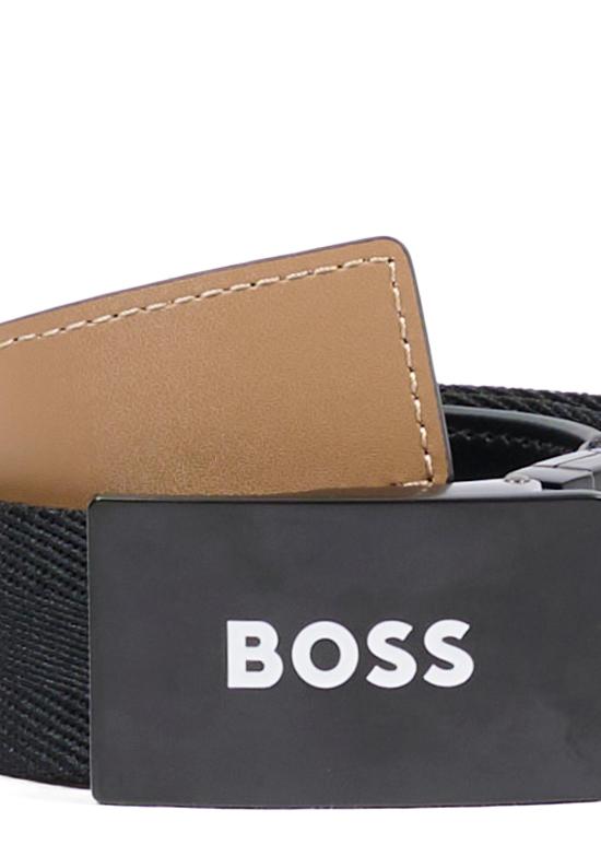 26SS [키즈] 보스 가죽 벨트 J53128 09B BLACK - BOSS