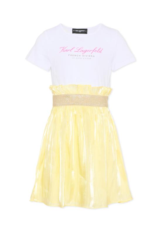 26SS [키즈] 칼라거펠트 원피스 Z31146 T01 YELLOW