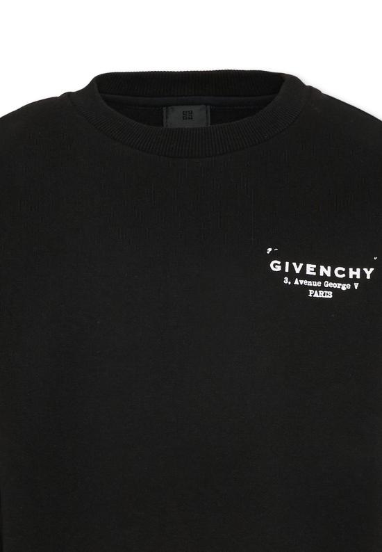 26SS [키즈] 지방시 트레이닝 상의 H31098 09B BLACK - GIVENCHY