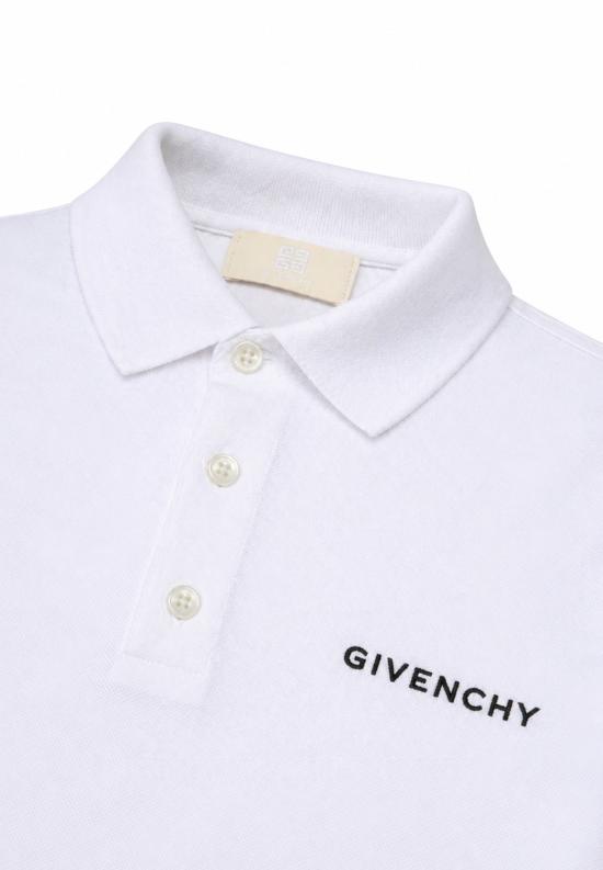 26SS [키즈] 지방시 폴로 셔츠 H31121 10P WHITE - GIVENCHY