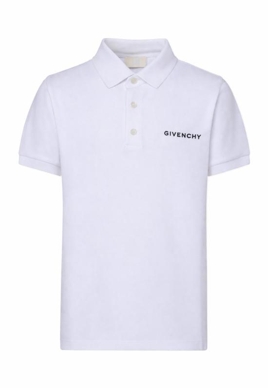 26SS [키즈] 지방시 폴로 셔츠 H31121 10P WHITE - GIVENCHY