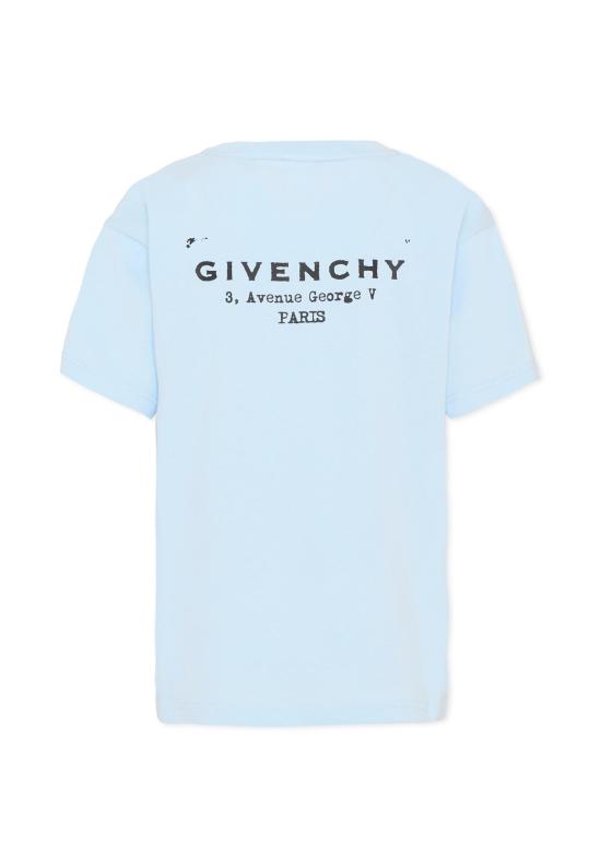 26SS [키즈] 지방시 티셔츠 H31075 77L LIGHT BLUE - GIVENCHY