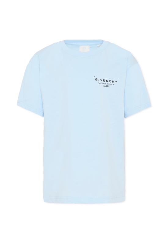 26SS [키즈] 지방시 티셔츠 H31075 77L LIGHT BLUE