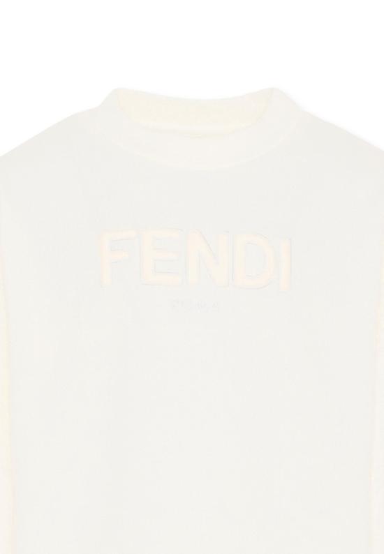 26SS [키즈] 펜디 트레이닝 상의 JUH108 5V0 F0TU9 IVORY - FENDI