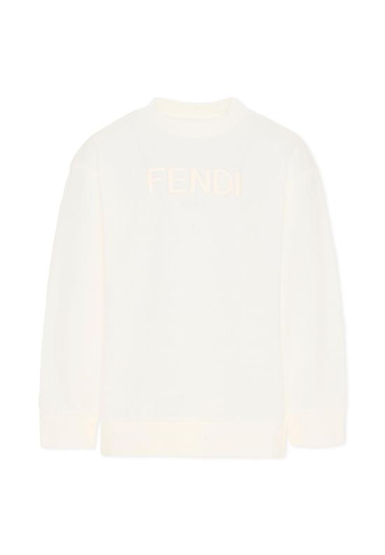 26SS [키즈] 펜디 트레이닝 상의 JUH108 5V0 F0TU9 IVORY