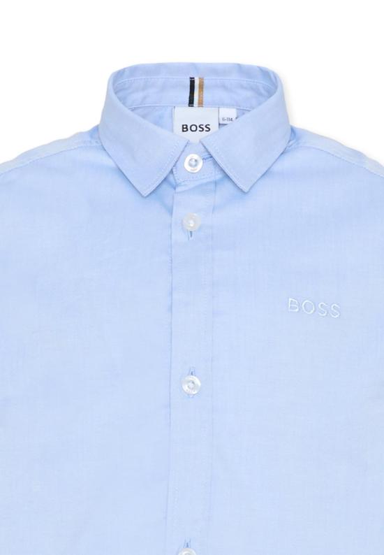 26SS [키즈] 보스 셔츠 J53160 77D LIGHT BLUE - BOSS