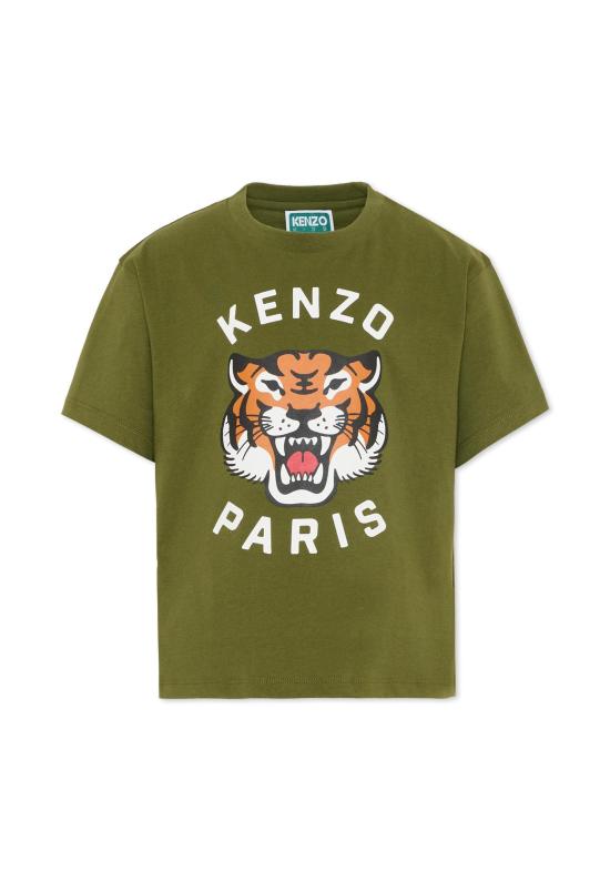 26SS [키즈] 겐조 티셔츠 K61676 64B GREEN