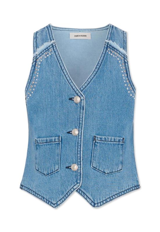 26SS [키즈] 자딕앤볼테르 베스트 X60571 Z13 DENIM