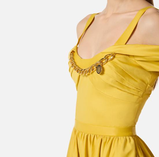 26SS 엘리자베타프랜치 미디 원피스 AB92161E2 EV4 Sun - ELISABETTA FRANCHI