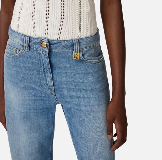 26SS 엘리자베타프랜치 데님 팬츠 PJ21I61E2 192 Blue - ELISABETTA FRANCHI