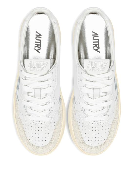 26SS 오트리 메달리스트 플랫폼 스니커즈 PTLW PK01 White - AUTRY