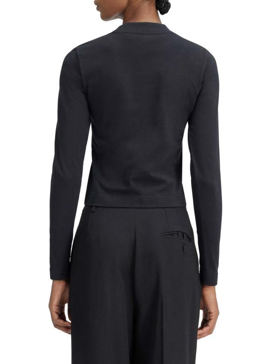 27SS 자크뮈스 그로고랭 로고 긴팔 티셔츠 TSW00155AJ00124990 Black - JACQUEMUS