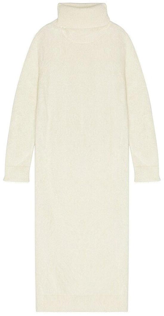  생로랑 미디 원피스 757037Y76HR9502 WHITE