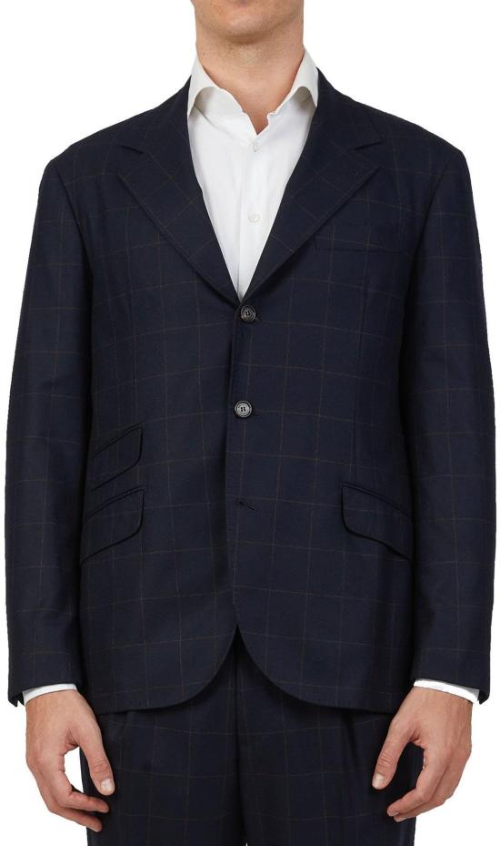  브루넬로 쿠치넬리 수트 세트 MQ429LDWHTQ429C012 BLUE - BRUNELLO CUCINELLI