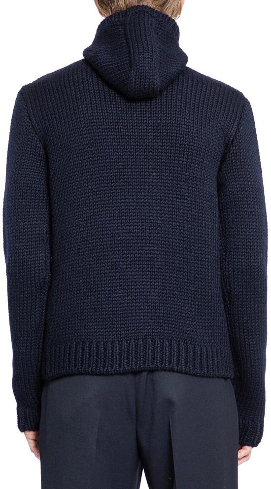  프라다 후드 티셔츠 UMR59915GKF0008 BLUE - PRADA