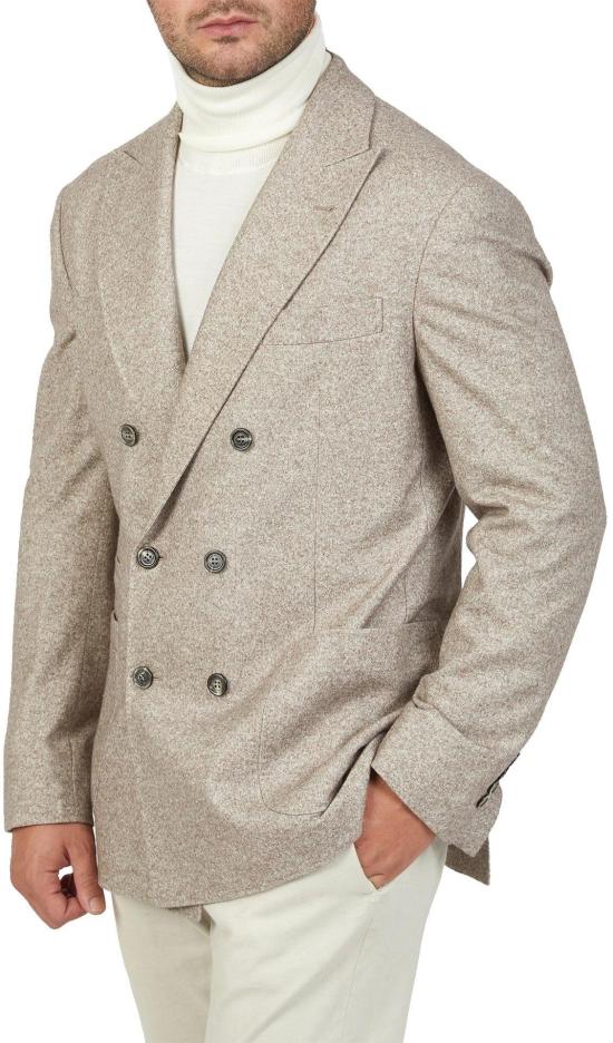  브루넬로 쿠치넬리 수트 자켓 MQ4347BBDTQ434C047 BEIGE - BRUNELLO CUCINELLI