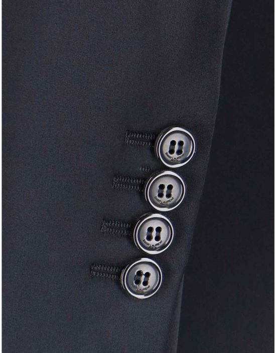  생로랑 코트 736474Y3G361000 BLACK - SAINT LAURENT