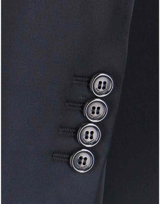  생로랑 코트 736474Y3G361000 BLACK - SAINT LAURENT