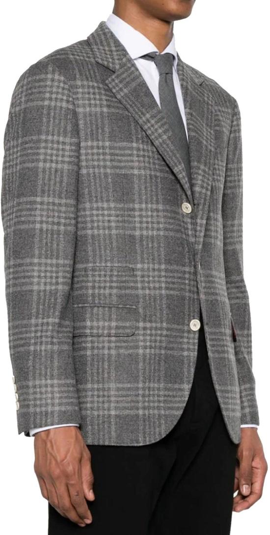  브루넬로 쿠치넬리 수트 자켓 MY4377BTDC006 GREY - BRUNELLO CUCINELLI