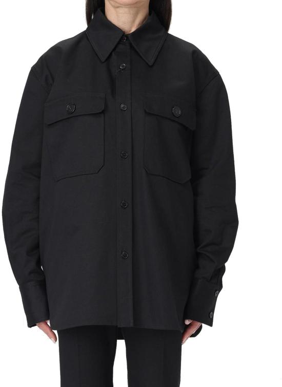  생로랑 긴팔 셔츠 786696Y1A621000 BLACK - SAINT LAURENT