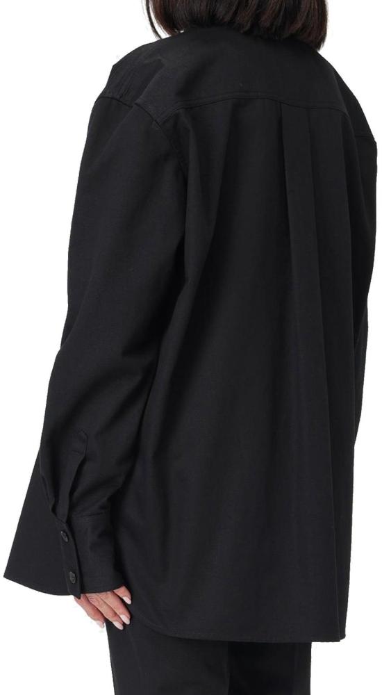  생로랑 긴팔 셔츠 786696Y1A621000 BLACK - SAINT LAURENT