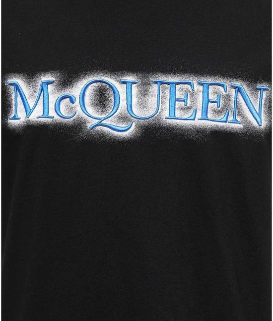  알렉산더 맥퀸 반팔 티셔츠 727270QUZ120901 BLACK - ALEXANDER MCQUEEN