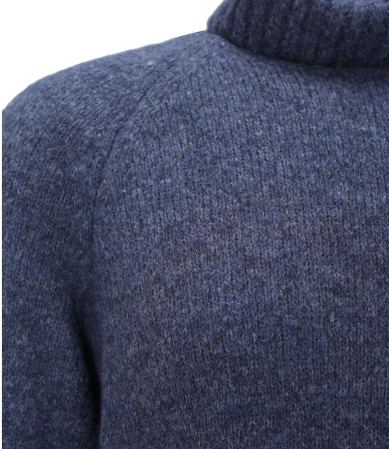  브루넬로 쿠치넬리 터틀넥 MLP504003CVF12 BLUE - BRUNELLO CUCINELLI